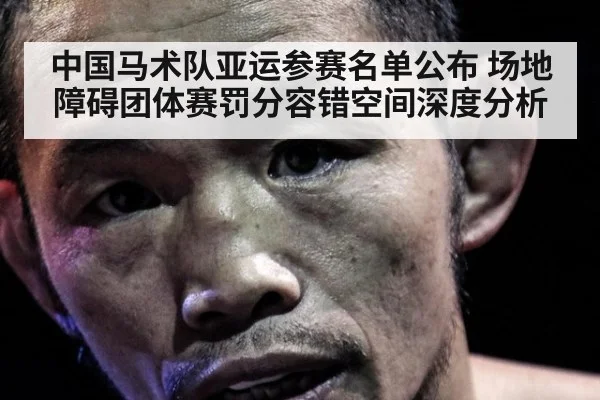 中国马术队亚运参赛名单公布 场地障碍团体赛罚分容错空间深度分析